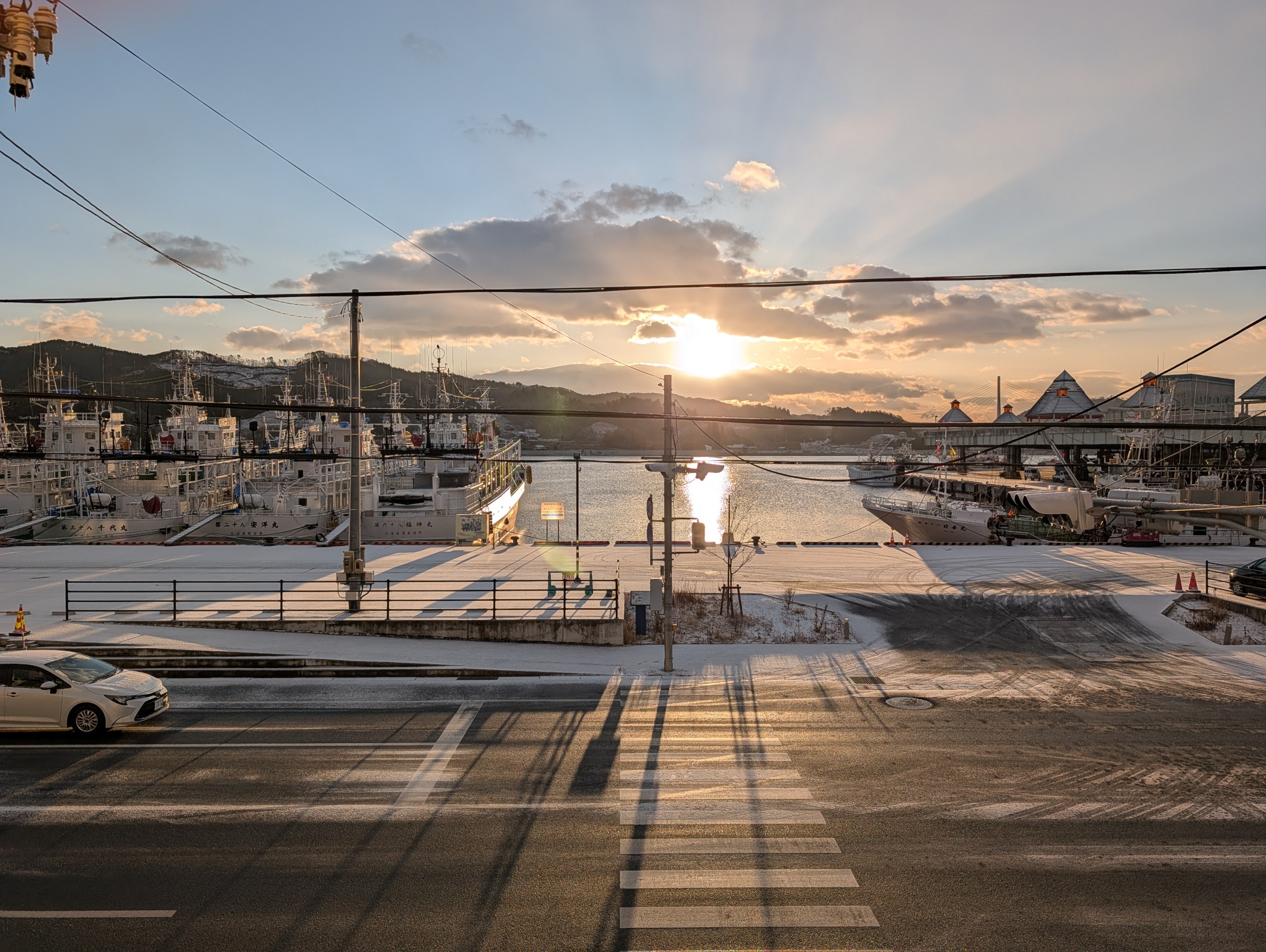 2月19日の朝の写真